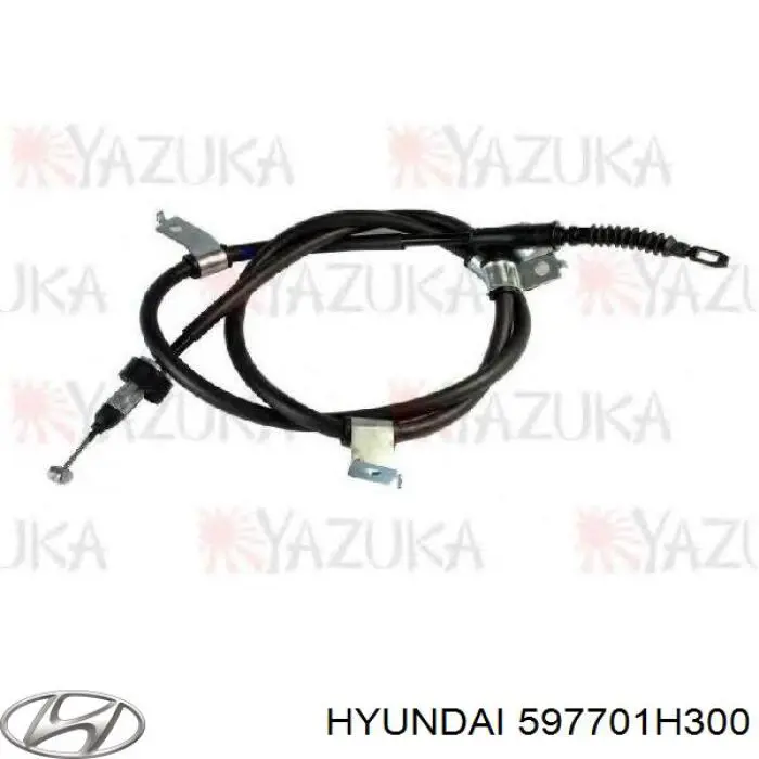 Задний правый трос ручника 597701H300 Hyundai/Kia