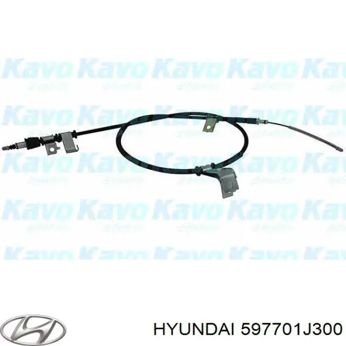 Трос стояночного тормоза задний правый Hyundai/Kia 597701J300 цена, от 22.23 USD