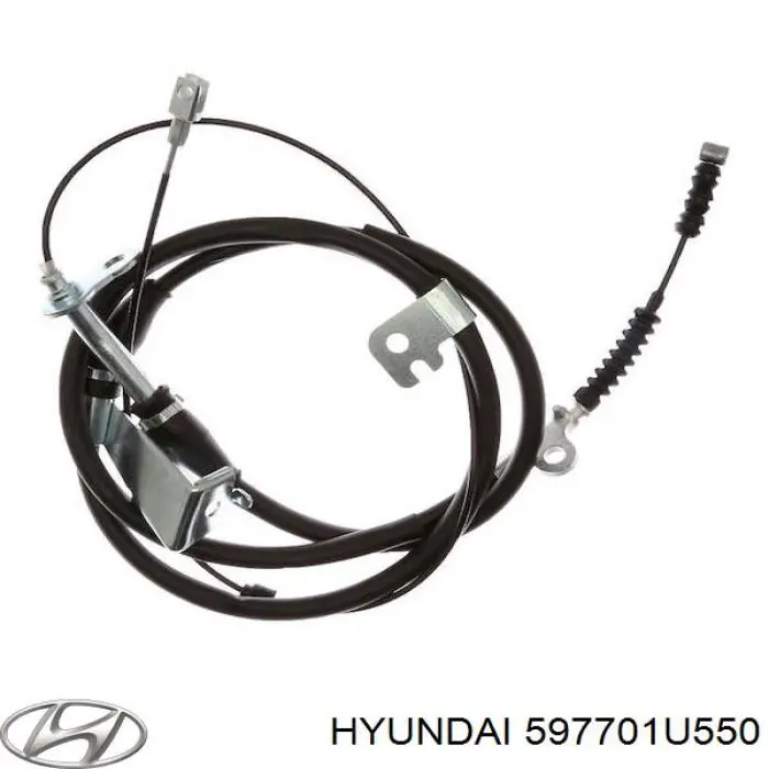 Задний правый трос ручника 597701U550 Hyundai/Kia