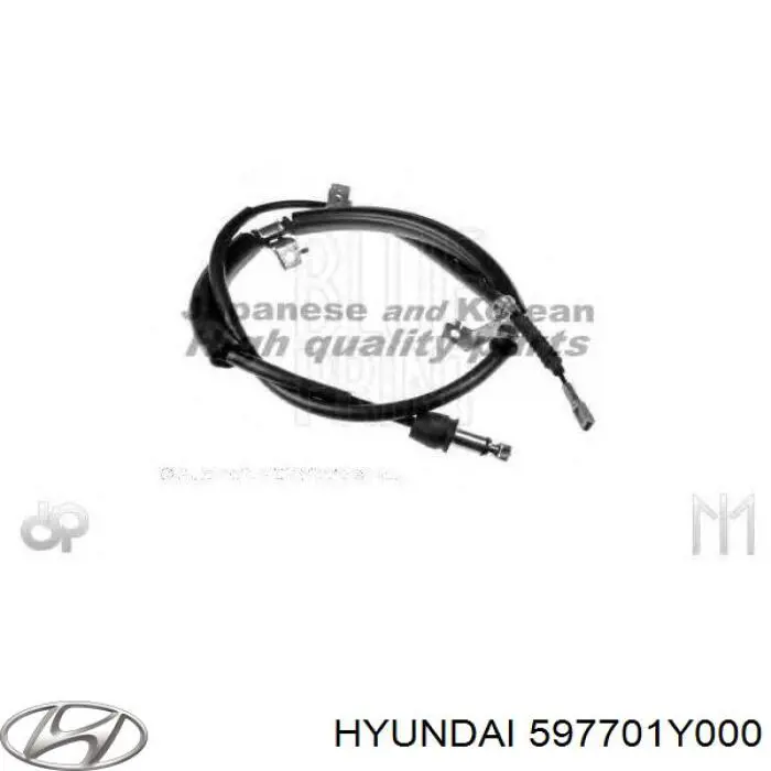 Трос стояночного тормоза задний правый ABS K10043 цена, от 45.94 USD