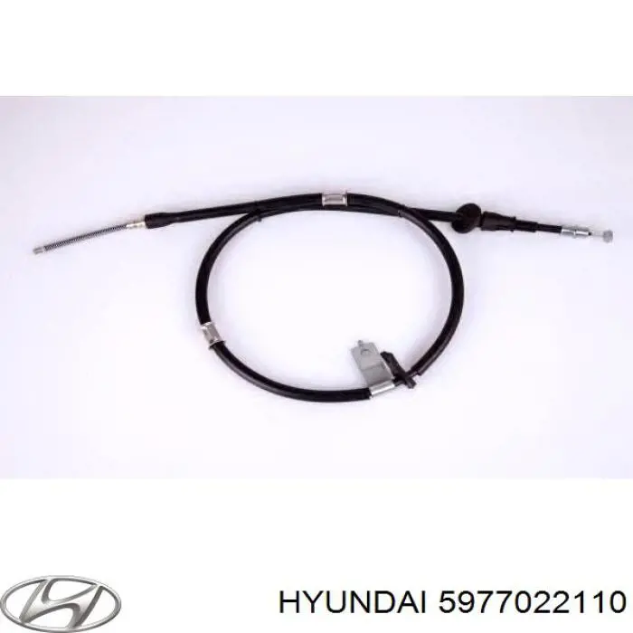 5977022110 Hyundai/Kia трос ручного тормоза задний правый