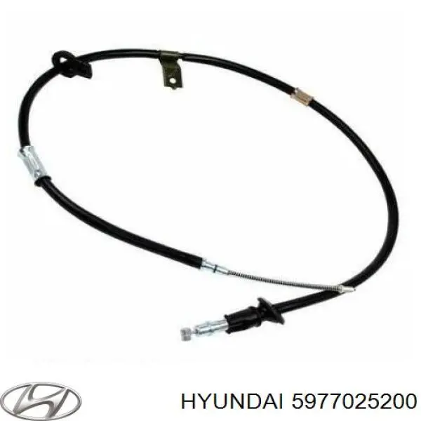 5977025200 Hyundai/Kia трос ручного тормоза задний правый