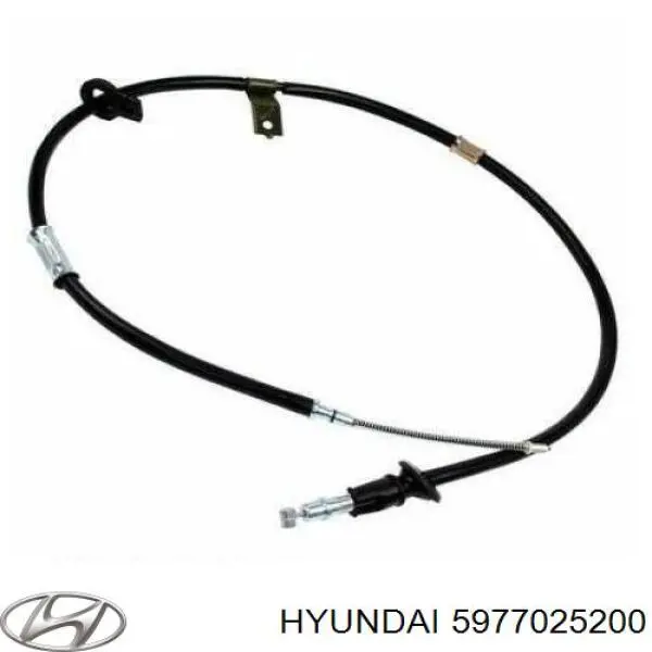 5977025200 Hyundai/Kia Трос ручного тормоза задний, правый