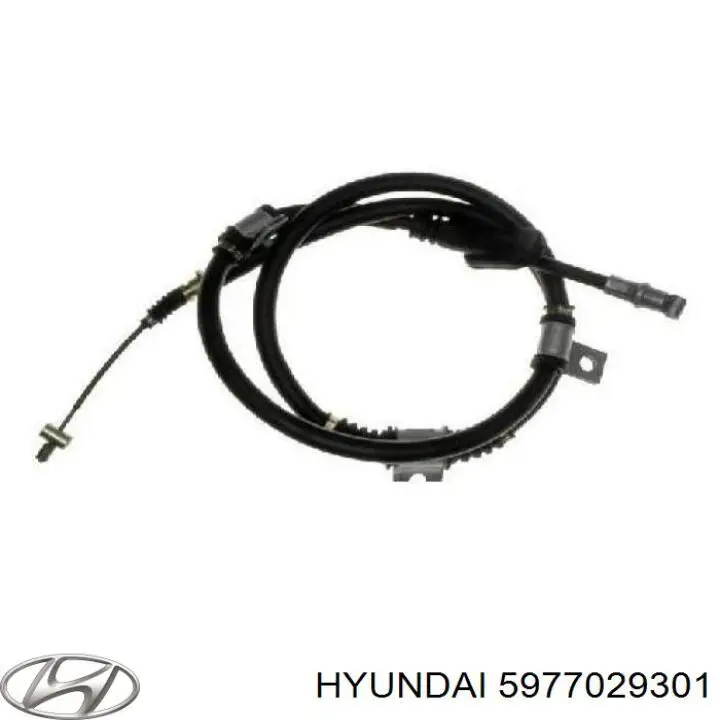 5977029301 Hyundai/Kia трос ручного тормоза задний правый