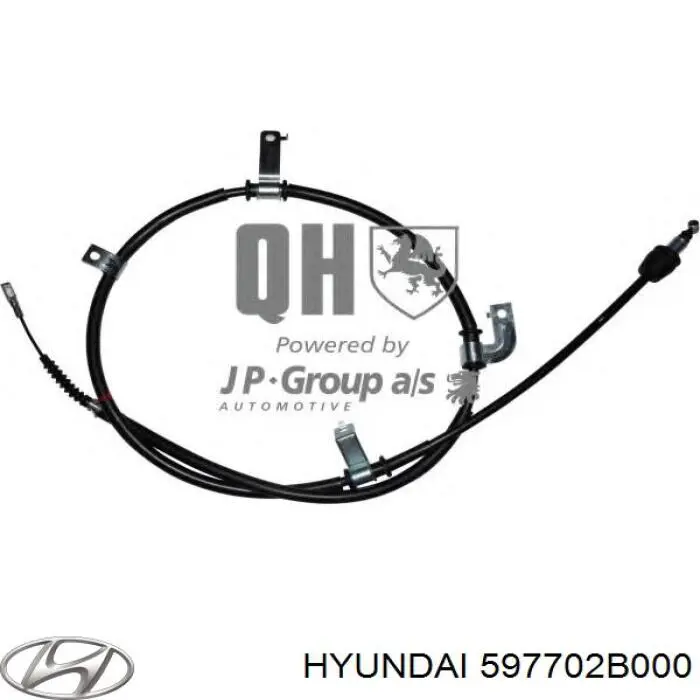 Трос стояночного тормоза задний правый Hyundai/Kia 597702B000 цена, от 19.08 USD