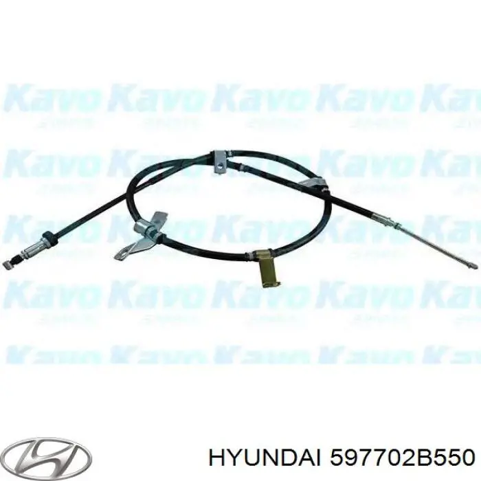 Задний правый трос ручника 597702B550 Hyundai/Kia