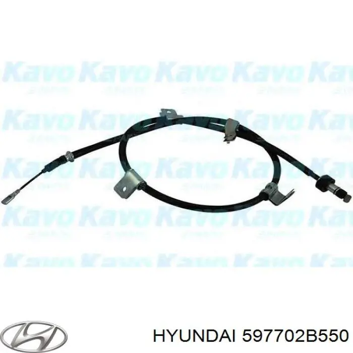 Трос ручника задний правый Hyundai/Kia 597702B550