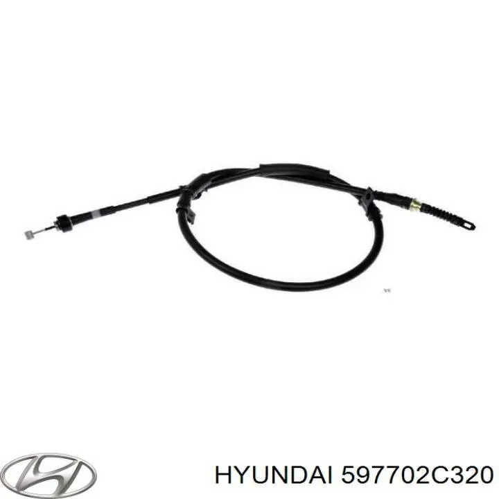Трос стояночного тормоза задний правый Hyundai/Kia 597702C320 цена, от 17.78 USD