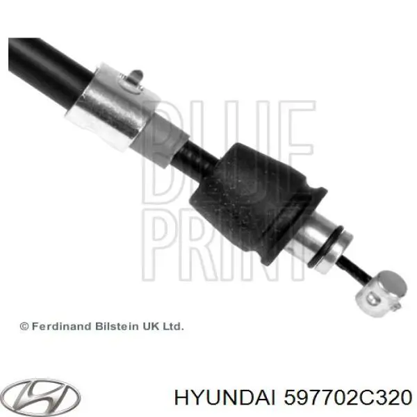 Купить 597702C320 Hyundai/Kia Задний правый трос ручника