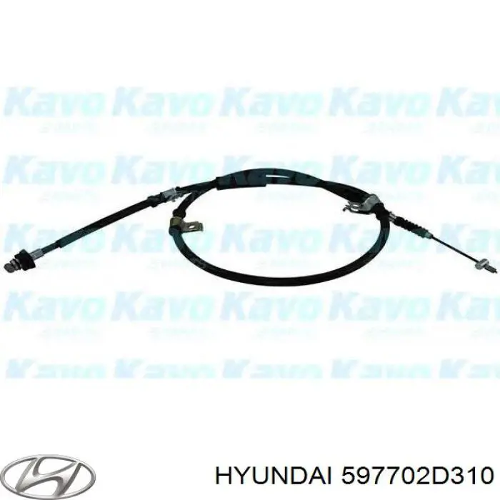 Трос стояночного тормоза задний правый Hyundai/Kia 597702D310 цена, от 16.38 USD