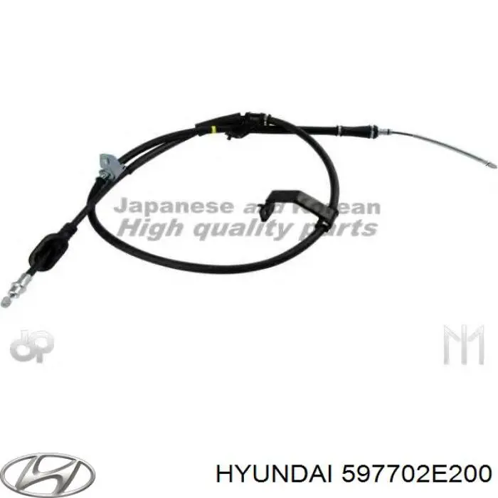 Купить 597702E200 Hyundai/Kia Задний правый трос ручника