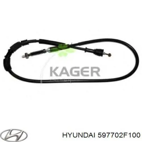 Трос стояночного тормоза задний правый Hyundai/Kia 597702F100 цена, от 17.66 USD