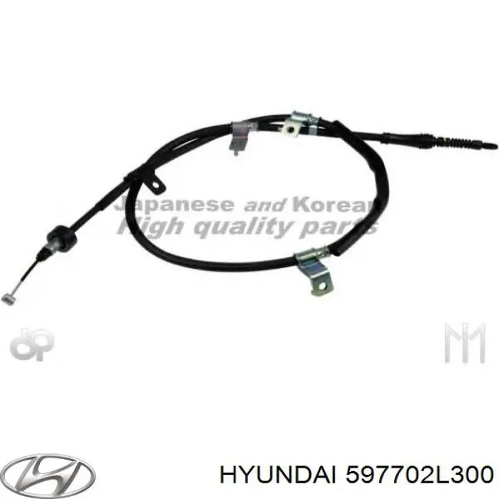 Купить 597702L300 Hyundai/Kia Задний правый трос ручника
