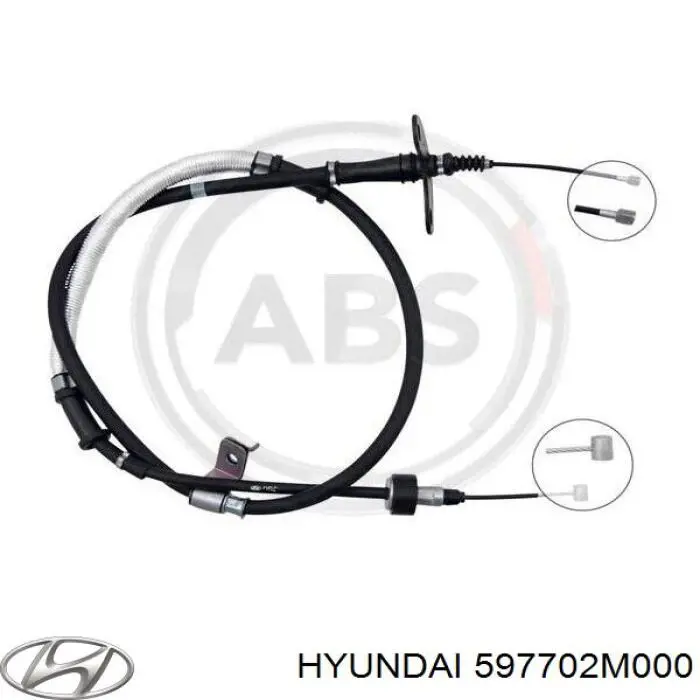 Трос стояночного тормоза задний правый ABS K17514 цена, от 36.37 USD