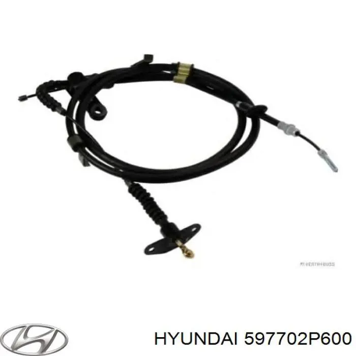 Трос стояночного тормоза задний правый Hyundai/Kia 597702P600 цена, от 126.64 USD