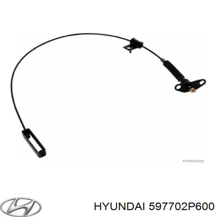 597702P600 Hyundai/Kia Трос ручного тормоза задний, правый