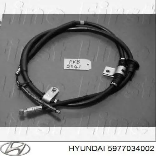 Задний правый трос ручника 5977034001 Hyundai/Kia