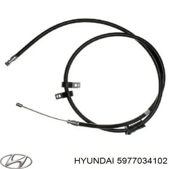 Трос стояночного тормоза задний правый Hyundai/Kia 5977034102 цена, от 18.73 USD