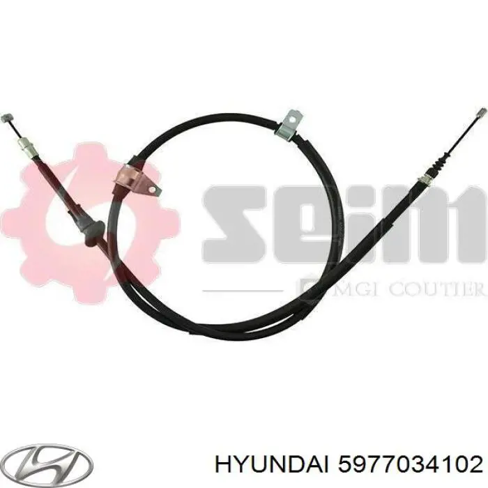 Купить 5977034102 Hyundai/Kia Задний правый трос ручника