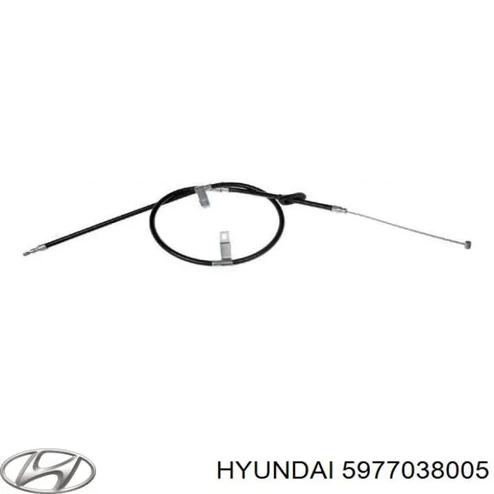 Трос стояночного тормоза задний правый Hyundai/Kia 5977038005 цена, от 700.12 UAH