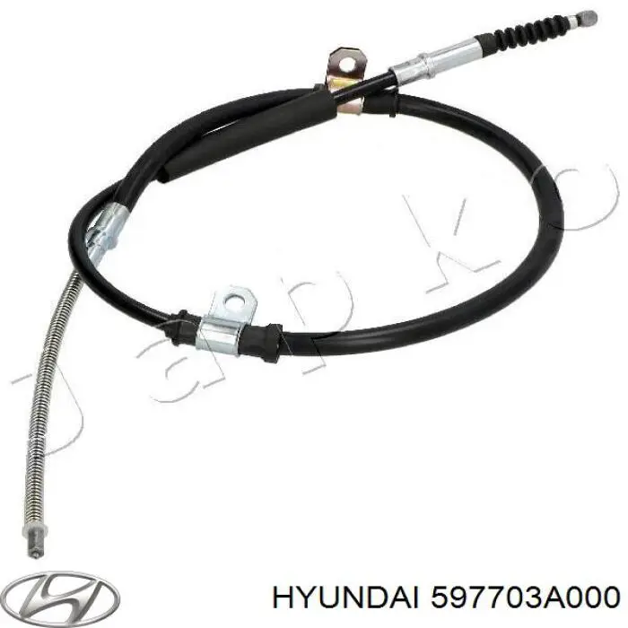 Трос стояночного тормоза задний правый Hyundai/Kia 597703A000 цена, от 7.74 USD
