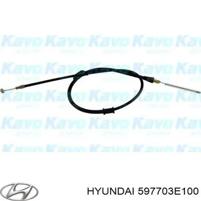 Купить J3930536 Jakoparts Задний правый трос ручника