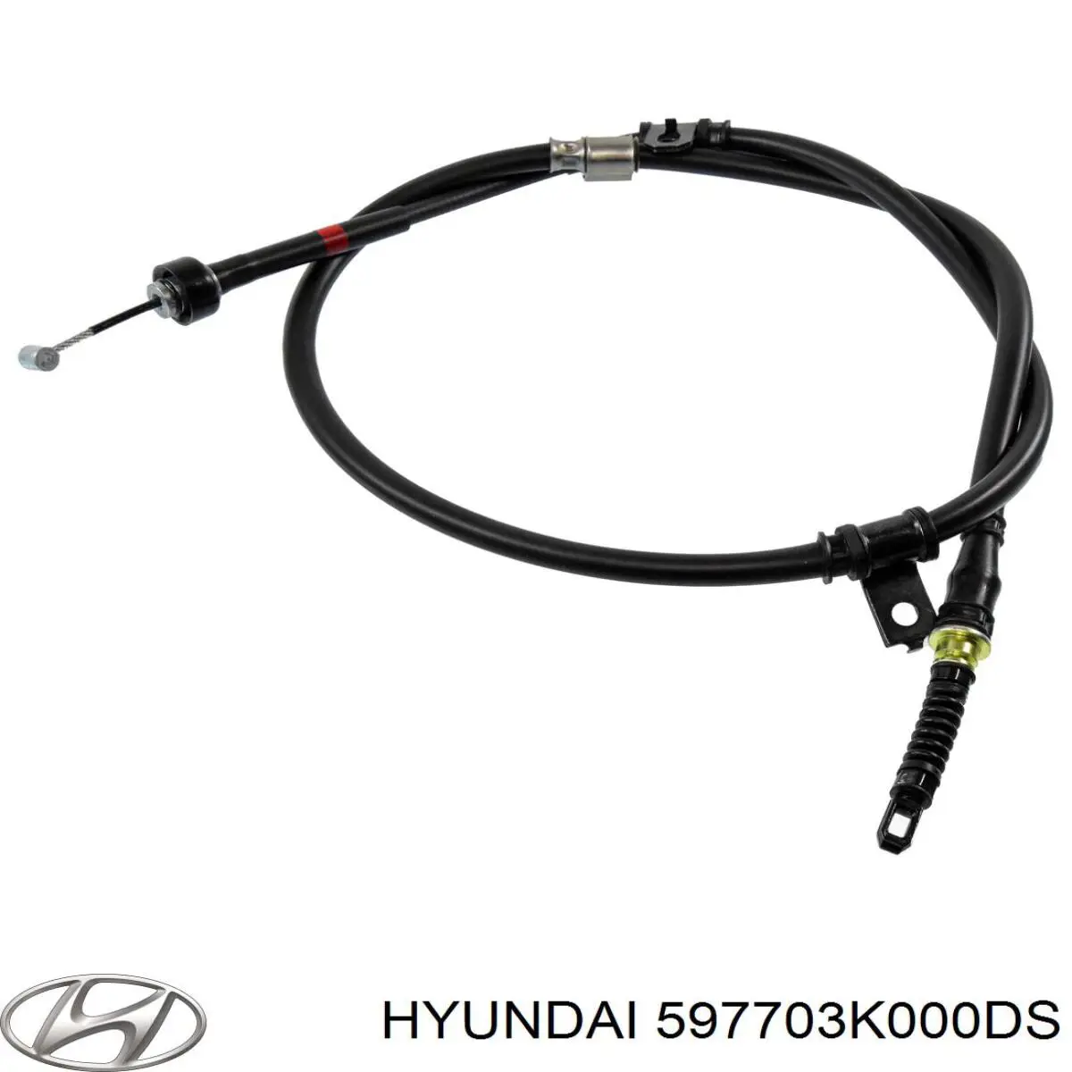 597703K000DS Hyundai/Kia cabo do freio de estacionamento traseiro direito