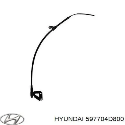 Купить PTB268 Parts-Mall Задний правый трос ручника