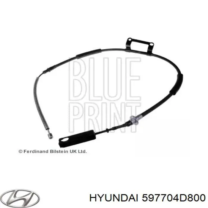 Задний правый трос ручника PTB268 Parts-Mall