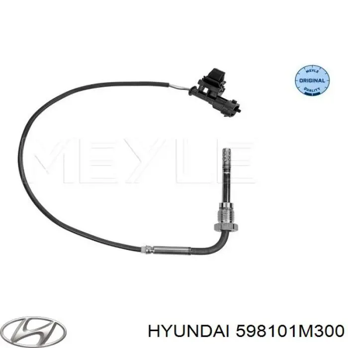 598101M300 Hyundai/Kia sensor abs dianteiro esquerdo