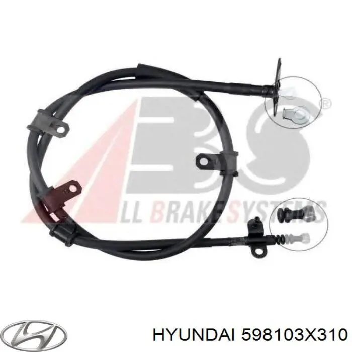 Купить 598103X310 Hyundai/Kia Датчик ABS передний левый