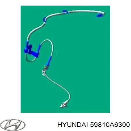 59810A6300 Hyundai/Kia датчик абс (abs передний левый)