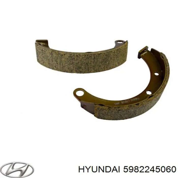 5982245060 Hyundai/Kia колодки ручника (стояночного тормоза)
