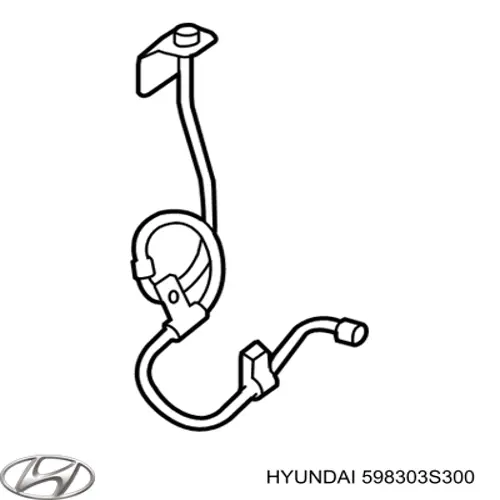 Датчик АБС (ABS) передний, правый Hyundai/Kia 598303S300 цена, от 55.74 USD