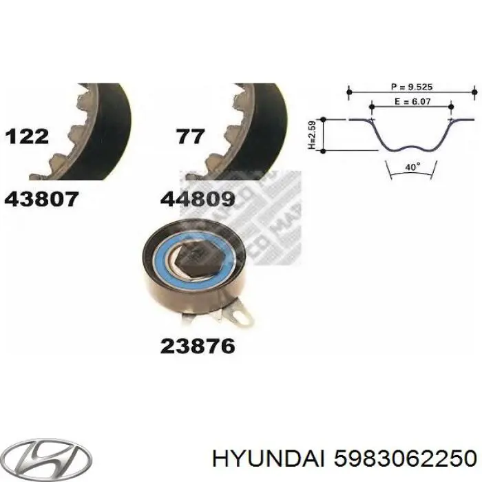  Hyundai/Kia 5983062250 цена, от 26.75 USD