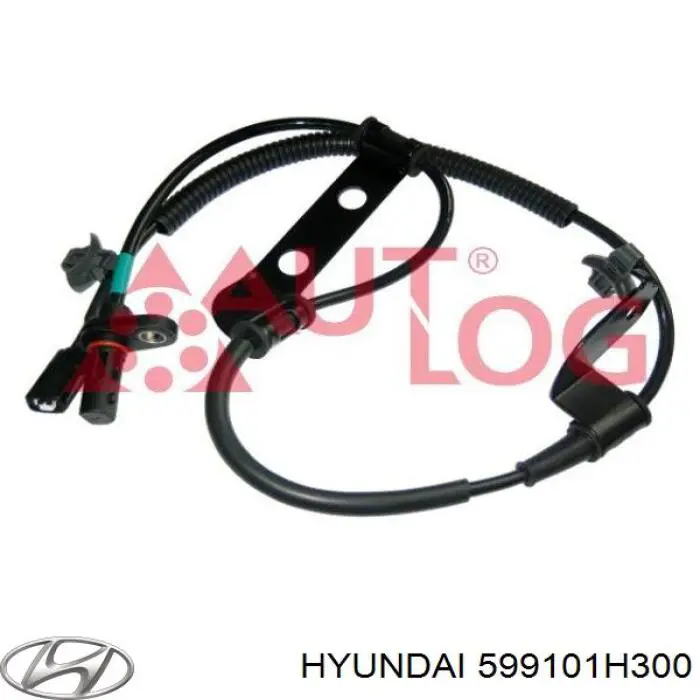 599101H300 Hyundai/Kia sensor abs traseiro esquerdo
