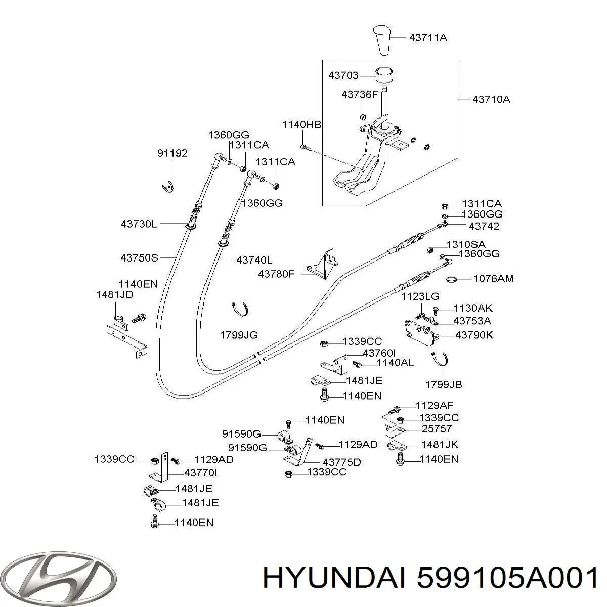  Hyundai/Kia 599105A001 цена, от 14.83 USD
