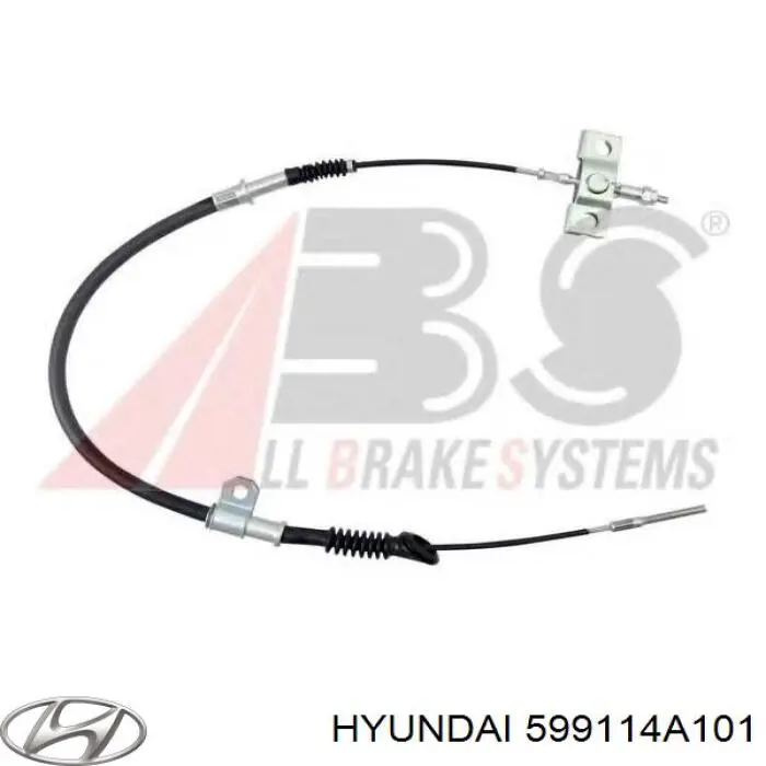 Передний трос ручника 599114A101 Hyundai/Kia