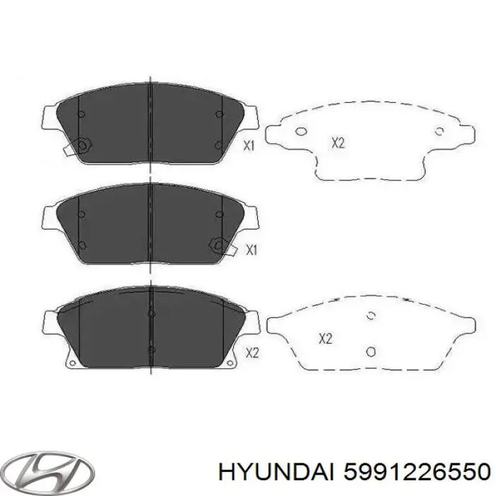 Купить 5991226550 Hyundai/Kia Трос стояночного тормоза задний левый