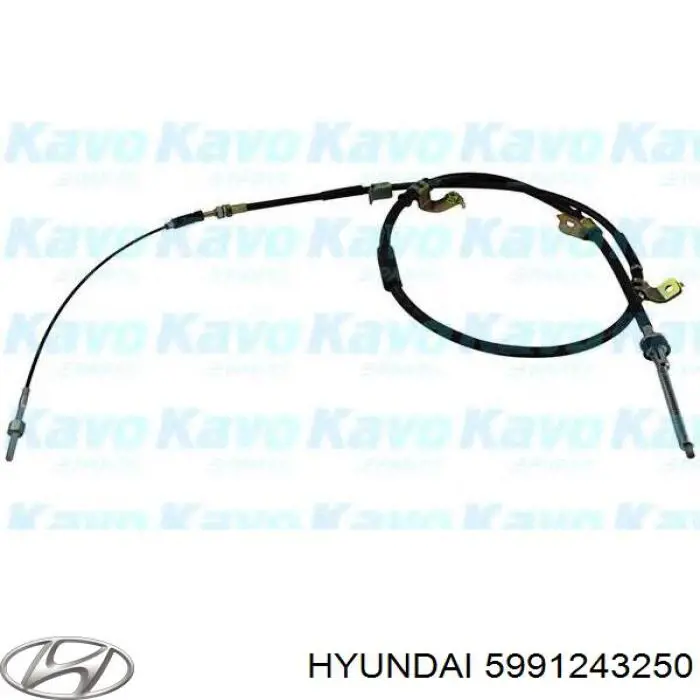 Купить 5991243250 Hyundai/Kia Задний правый трос ручника