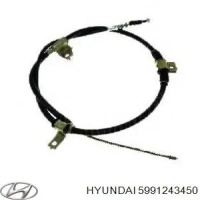 Трос стояночного тормоза задний правый Hyundai/Kia 5991243450 цена, от 17.30 USD