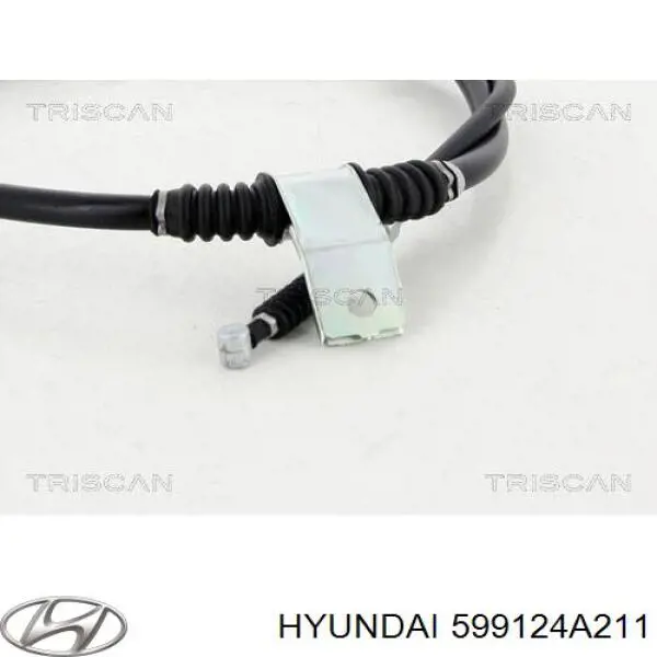 Трос ручника 599124A211 Hyundai/Kia