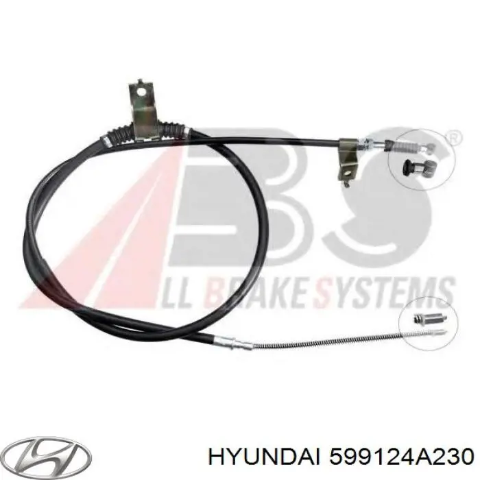 599124A230 Hyundai/Kia Трос ручного тормоза