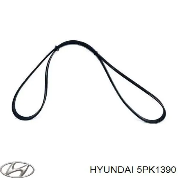 Ремень генератора 5PK1390 Hyundai/Kia