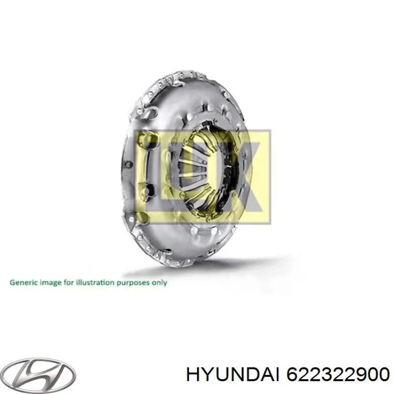 Купить 622322900 Hyundai/Kia Комплект сцепления (диск, корзина, подшипник)