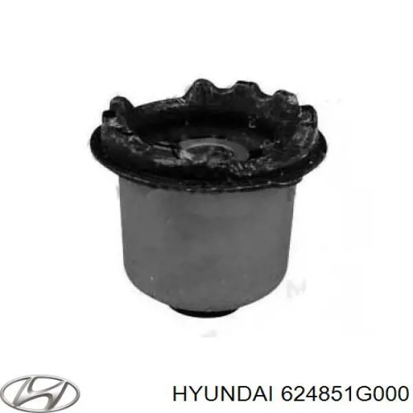 Сайлентблок (подушка) передней балки (подрамника) Hyundai/Kia 624851G000