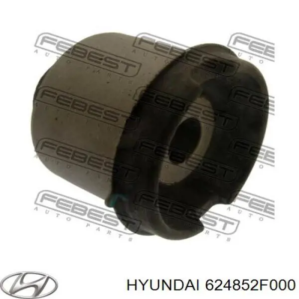 Сайлентблок (подушка) передней балки (подрамника) Hyundai/Kia 624852F000