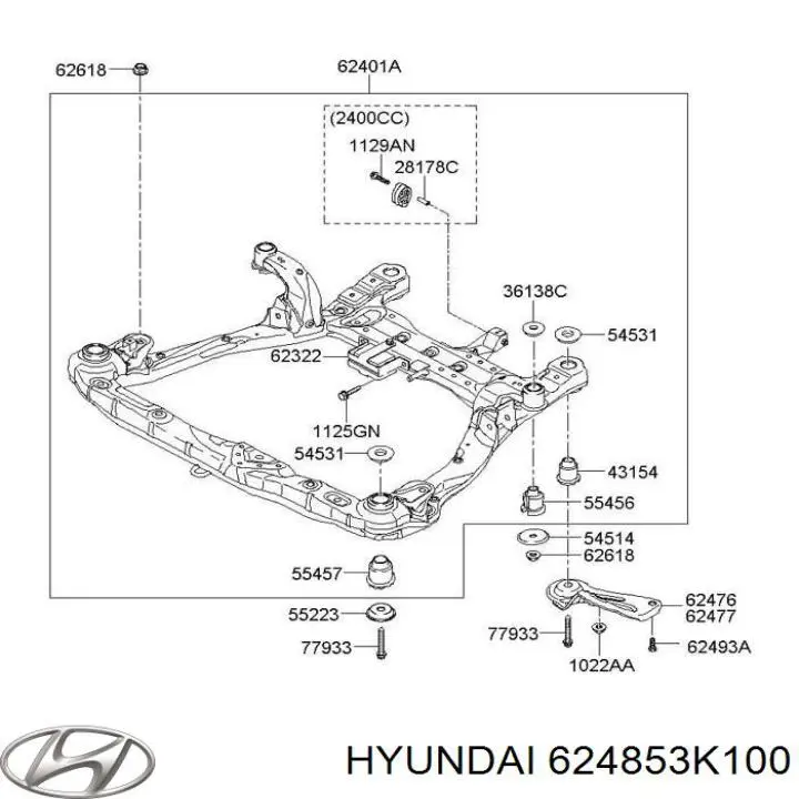 624853K100 Hyundai/Kia 