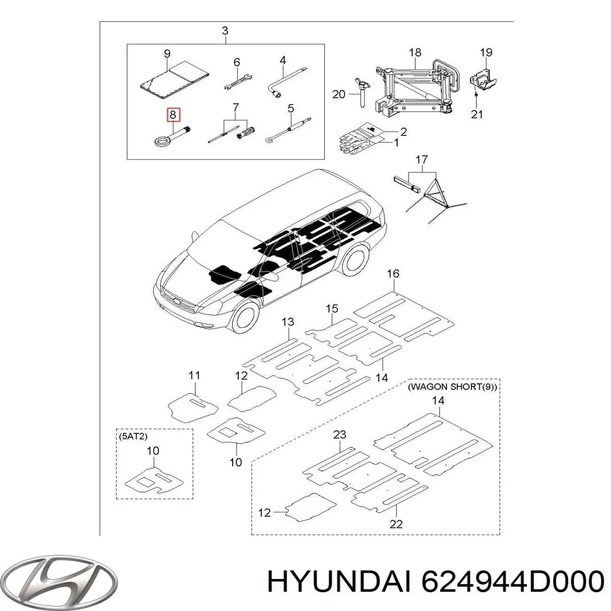  624944D000 Hyundai/Kia