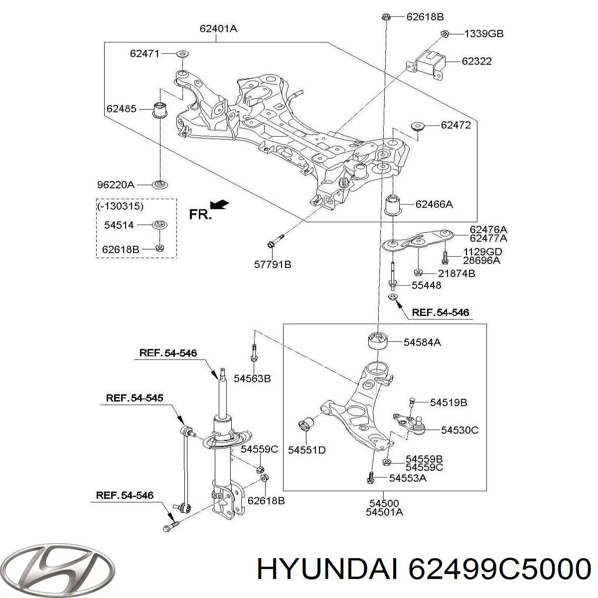  62499C5000 Hyundai/Kia